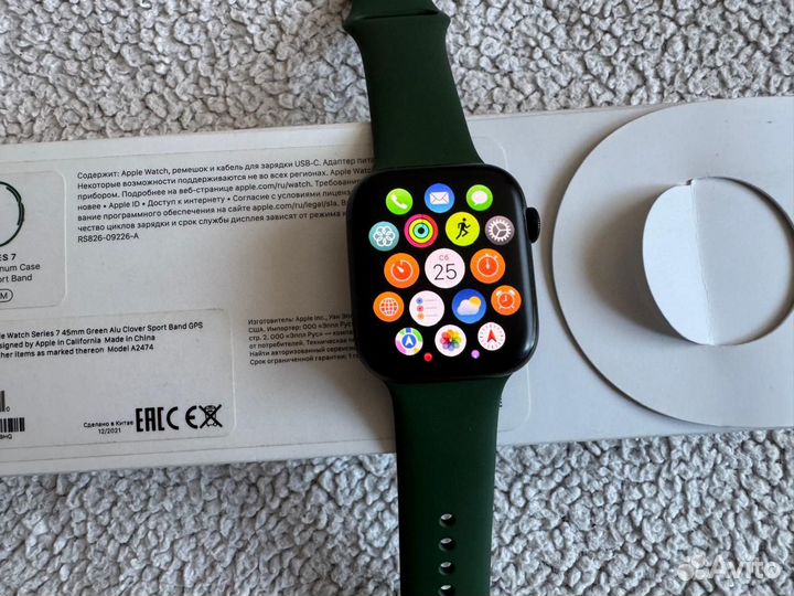 Apple Watch 7 45 mm как новые