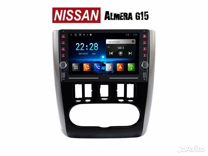 Topway ts18 Nissan Almera g15 LTE CarPlay 2/32gb