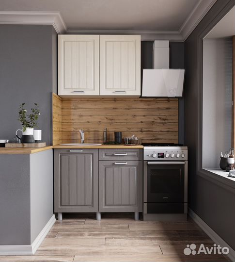 Малогабаритная кухня 1 метр готовое решение