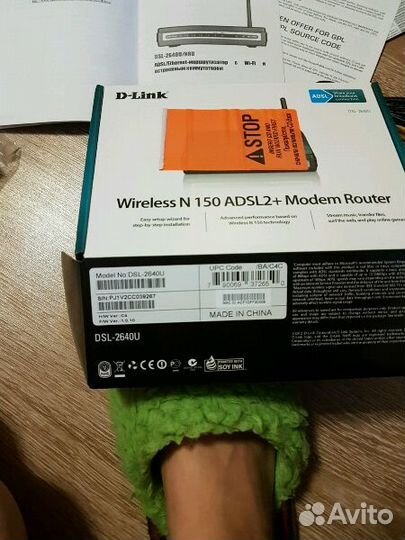 Роутер with Wi-Fi DSL -2640U