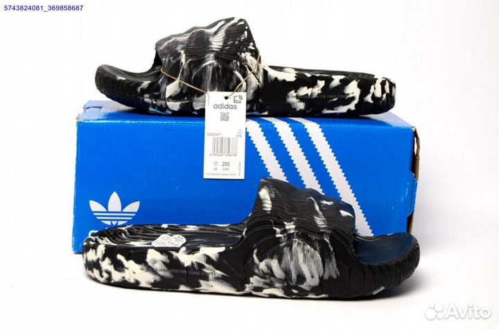 Шлепки мужские Adidas размер 45 (Арт.75083)