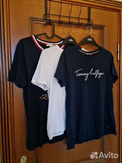 Женские футболки (Zara, Tommy Hilfiger, Levi's)