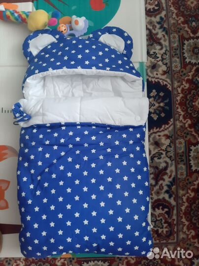 Конверт на выписку демисезонный для мальчика