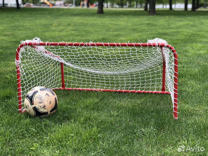 Футбольные ворота с сеткой 1,00м х 0,60м х 0,50м