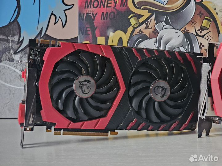 Видеокарта GTX 1070ti 8gb MSI Gaming