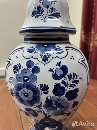 Имбирная ваза Gilde original delft handgemalt