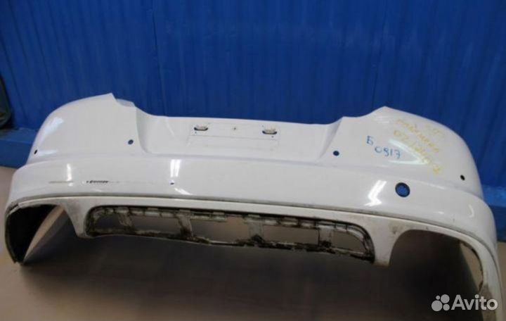 Задний бампер Porsche Panamera 970 белый