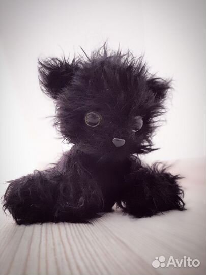 Мягкие игрушки вязаные ручной работы кот чернышь