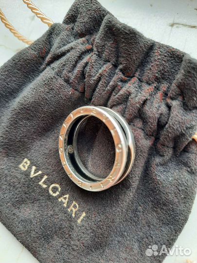 Bvlgari кольцо мужское