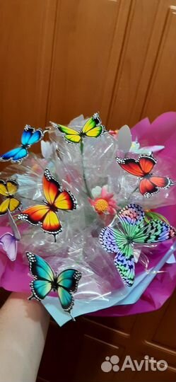Букет светящийся из бабочек