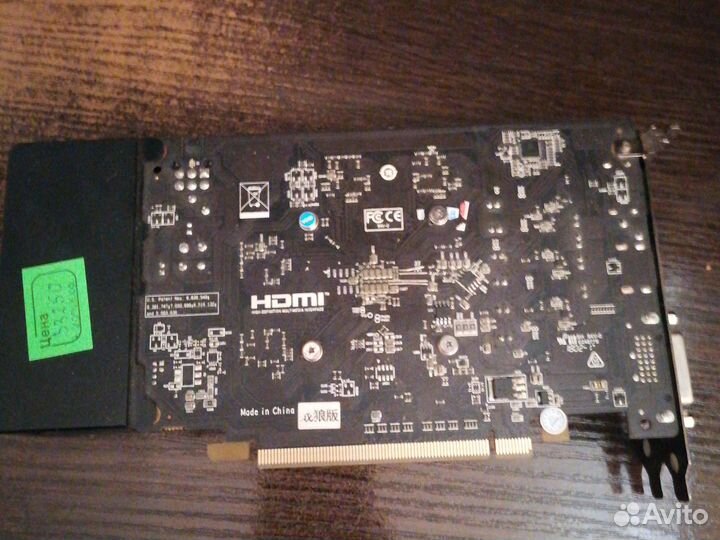 Видеокарта AMD xfx rx 550 4 gb