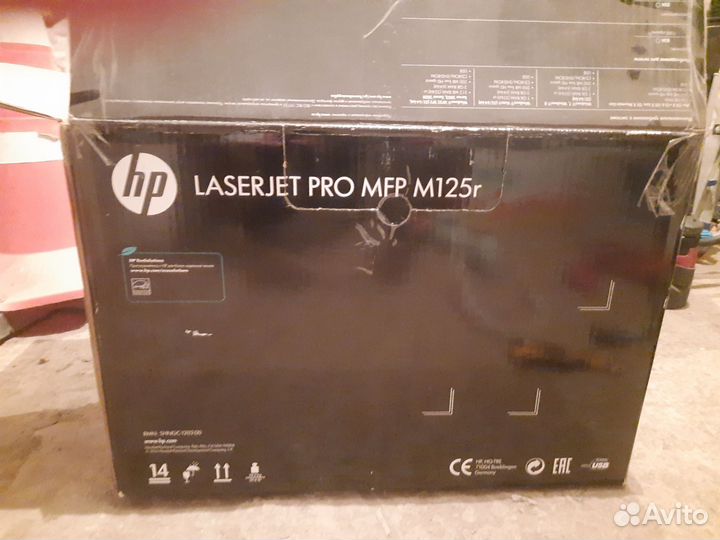 Мфу hp laserjet pro m125r