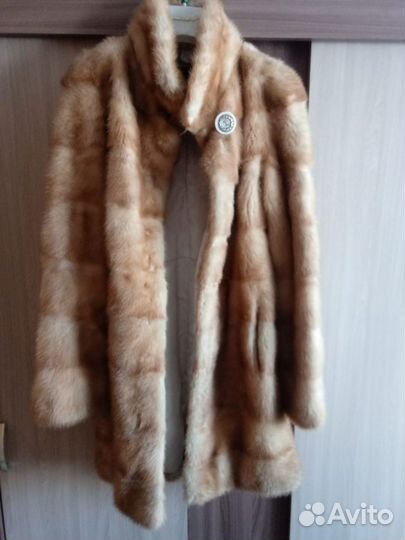 Норка шуба бу 42 размер