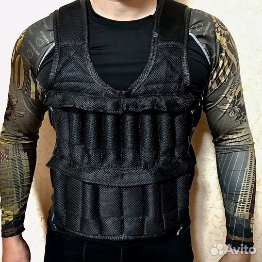 Тренировочный жилет с утяжелителями в наличии