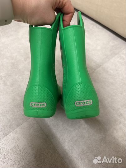 Резиновые сапоги crocs детские