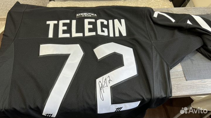 Хоккейный свитер игровой хк Трактор