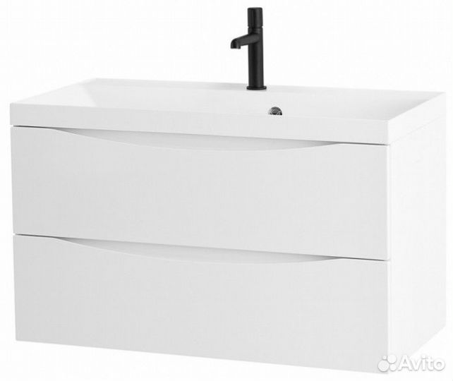 Мебель для ванной BelBagno Marino 80-BB800/450-LV-MR-AST Bianco Lucido