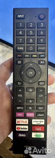 Hisense 43A6BG 109см 4K Ultra HD SMART TV+Wi-Fi