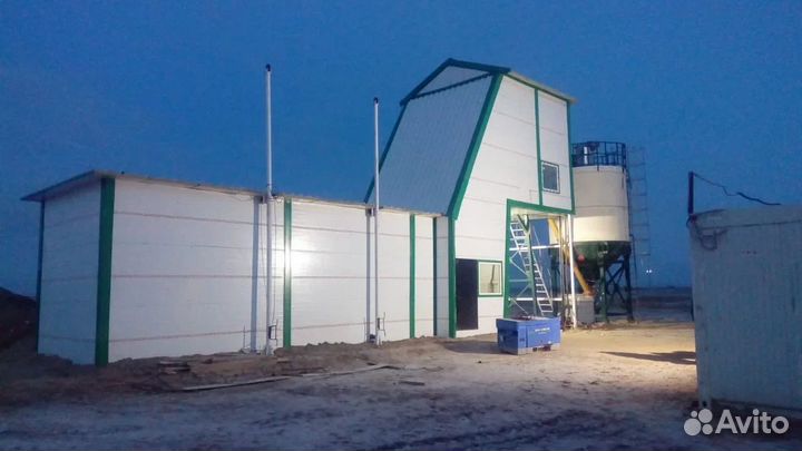 Бетонный завод зимний 45 м3