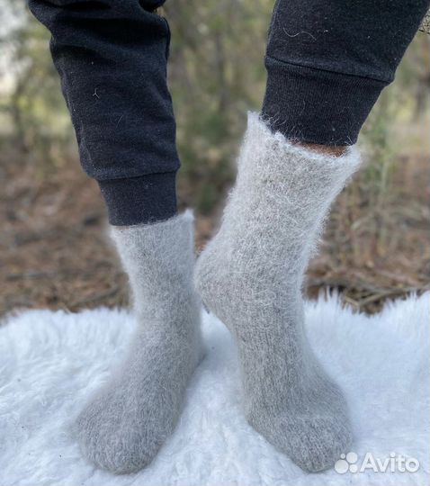 Шерстяные носки мужские Пуховые носки мужские