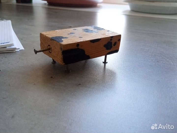 Котик деревянный