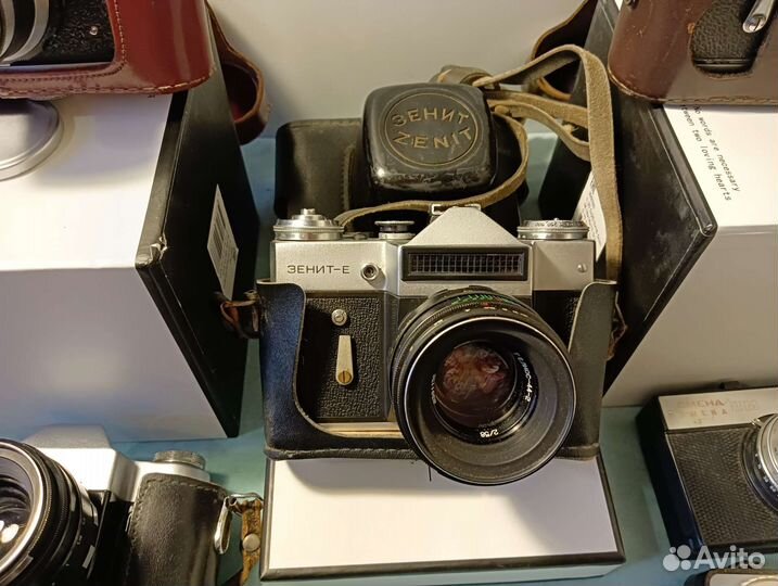 Пленочные фотоаппараты СССР: Зенит-Е,Мир,Фэд2
