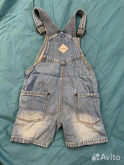 Джинсовый комбинезон 92
