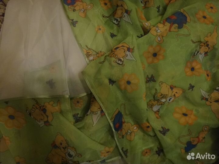 Шторы в детскую тюлевидные цветные