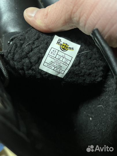 Dr martens с флисом 41-42 27см