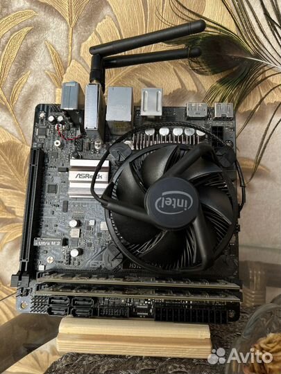 Материнская плата с процессором i3 10105f