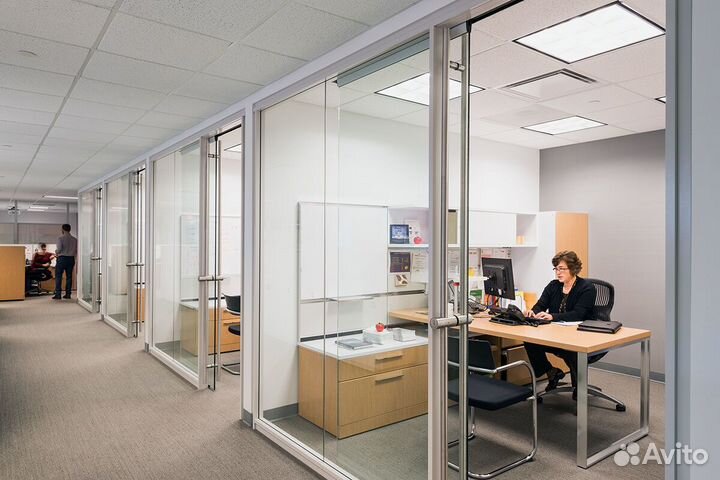 Перегородки в офис стеклянные