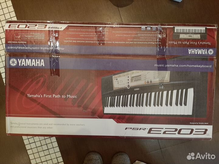 Синтезатор yamaha psr e203 со стойкой