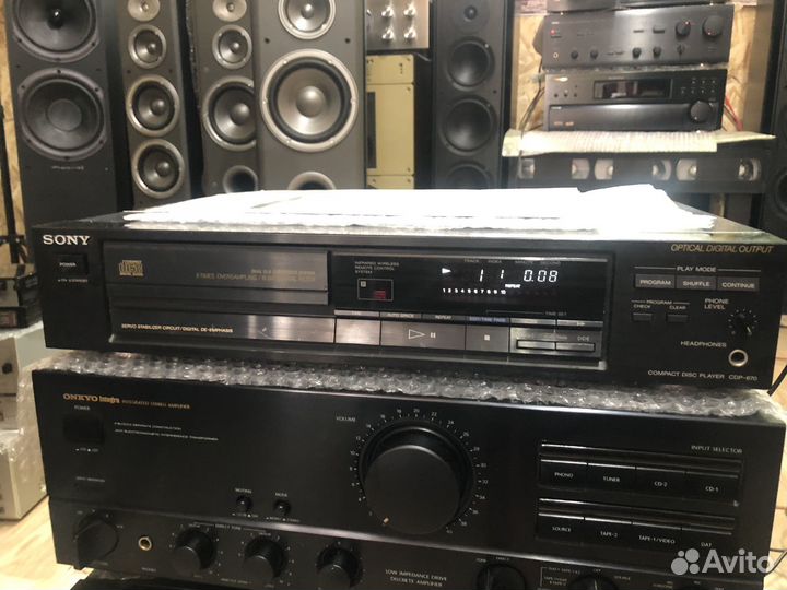 Cd проигрыватель sony cdp 670 2pcm56p