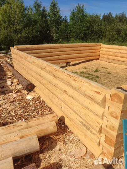 Сруб баня дом ручной рубки