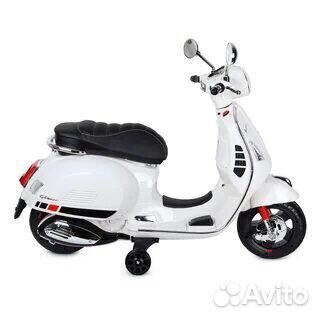 Электро скутер детский vespa