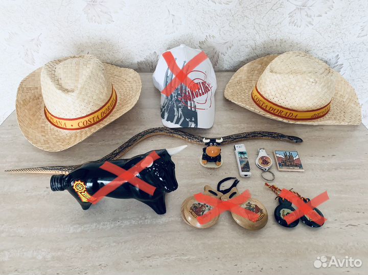 Сувениры из Испании, Италии