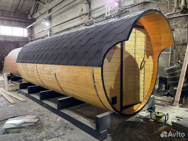 Баня бочка под ключ