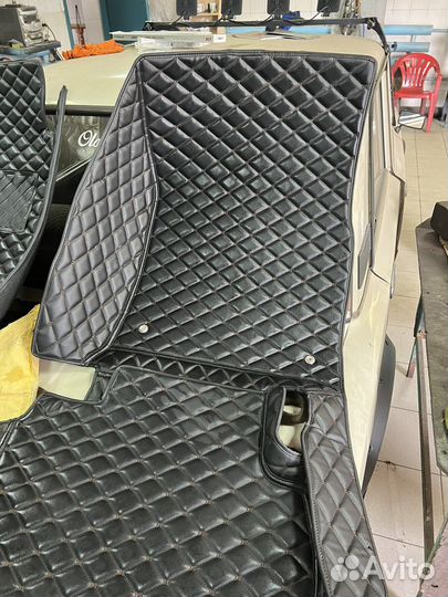 Ковры 3d из экокожи Land Cruiser 200