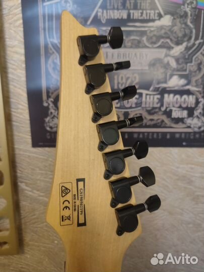 Семиструнная электрогитара ibanez GRG7221QA-TKS