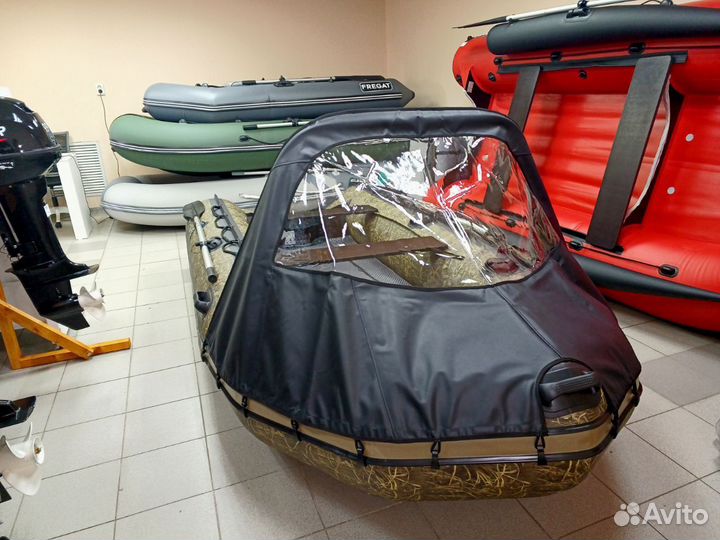 Лодка апаче 3500 нднд с носовым тентом