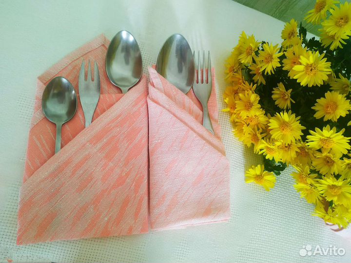 Салфетки лён 35*35 СССР