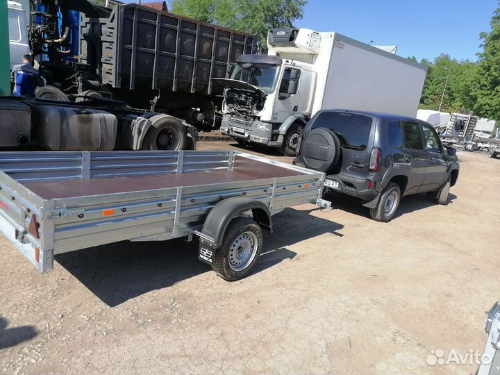 Прицеп 12.022 с тентом 50 см. Самосвал. Оцинкован