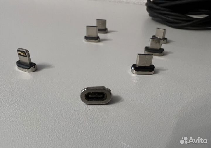 Магнитная зарядка Type-C, microusb, lightning