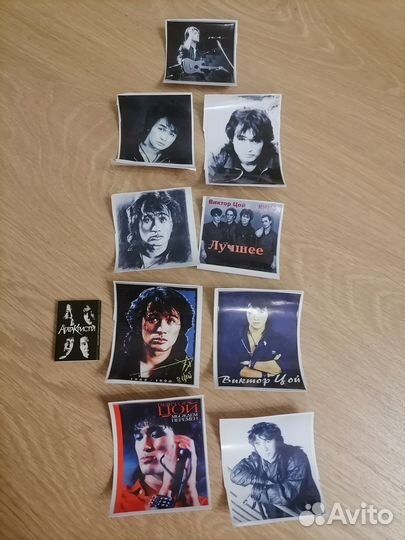 Наклейки-стикеры Виктор Цой группа Кино