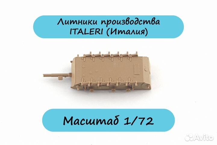 Сборная модель Штурмгаубица 42 1:72 детали Italeri