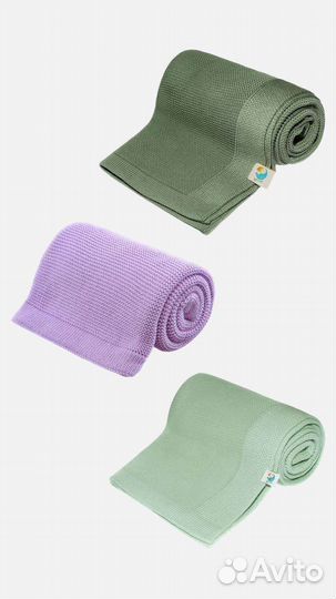 Плед детский вязаный х/б Toucan