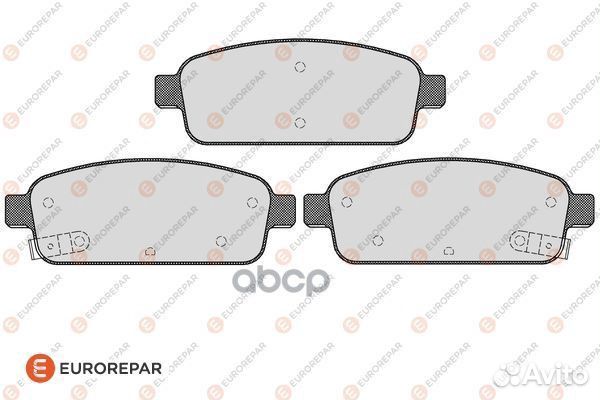 Колодки тормозные дисковые зад 1617287080 E