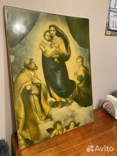 Картина Богоматерь СССР лак