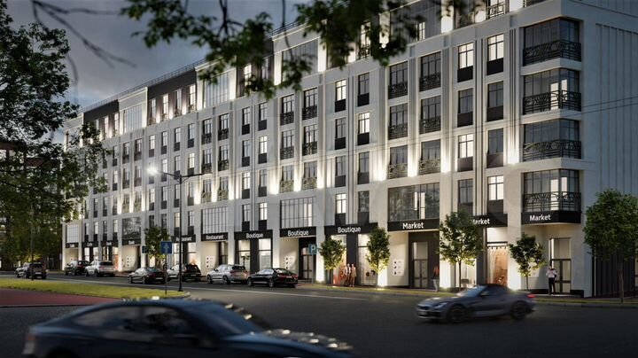 3-к. квартира, 102,8 м², 5/6 эт.