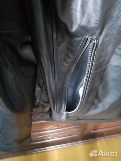 Кожаная куртка мужская 54 56 натур